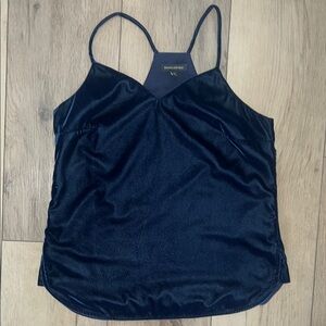 Banana Republic Women's Navy velvet Top